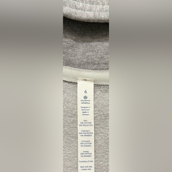 Lululemon Scuba Hoodie in Heathered Medium Grey - Size 6 - Picture 8 of 12